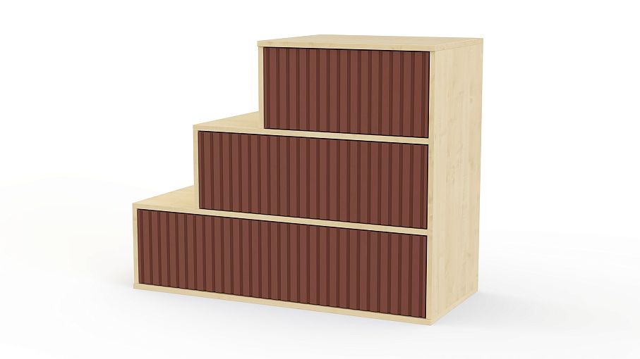 Лестница для кровати Фуксия 2 BMS - Фото