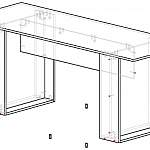 Чертеж Стол для переговоров Кварта 6 BMS