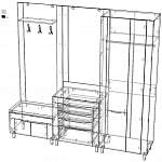 Чертеж Прихожая Династия 20.2 BMS