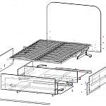 Чертеж Кровать Мадейра 2 BMS