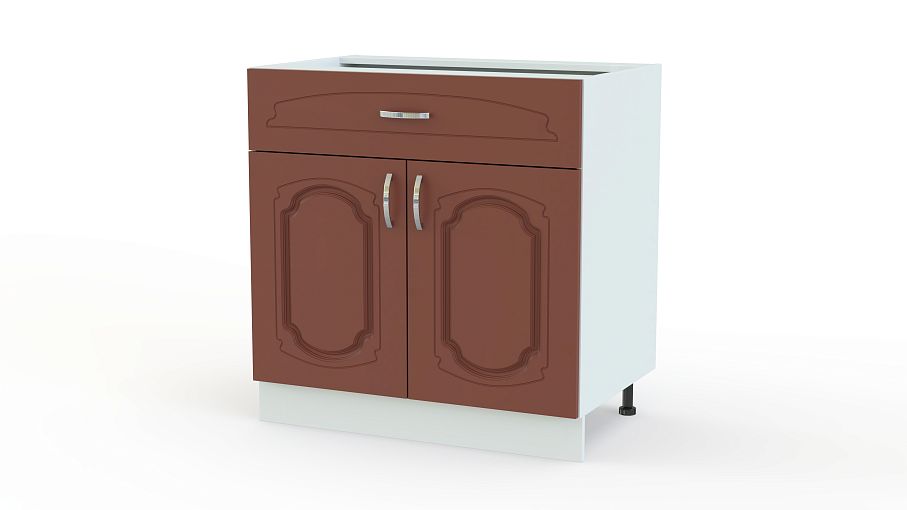 Шкаф нижний с 2-мя дверцами и ящиком Настя BMS - Фото