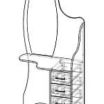 Чертеж Туалетный столик Белла BMS
