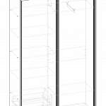 Чертеж Шкаф-купе Макролюкс 2 BMS