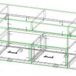 Чертеж Тумба под ТВ Твист 8 BMS