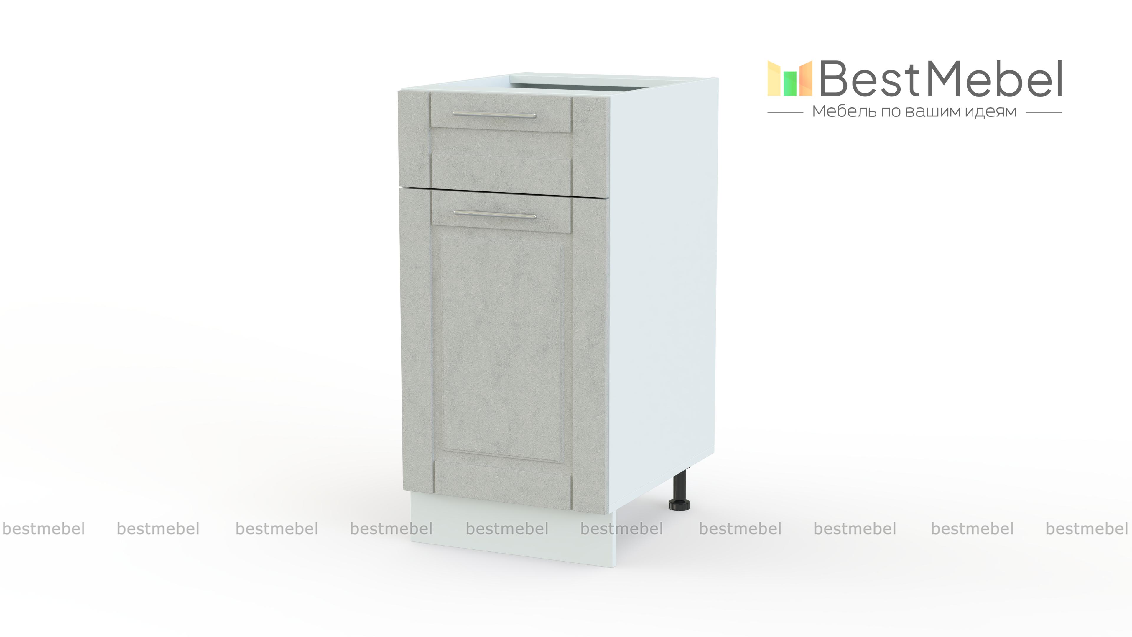 Шкаф нижний Палермо Тумба с одним ящиком и одной дверцей BMS - Фото