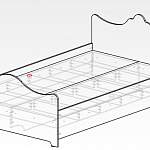 Чертеж Кровать Татьяна BMS