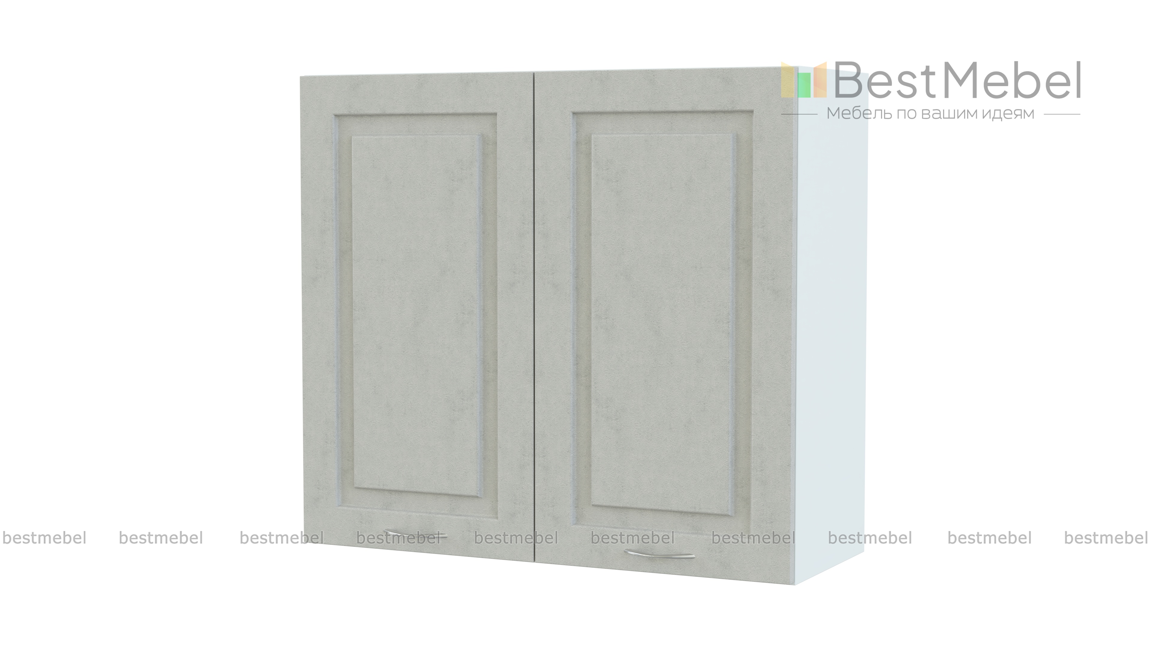 Шкаф верхний высокий Гарда 2 двери BMS