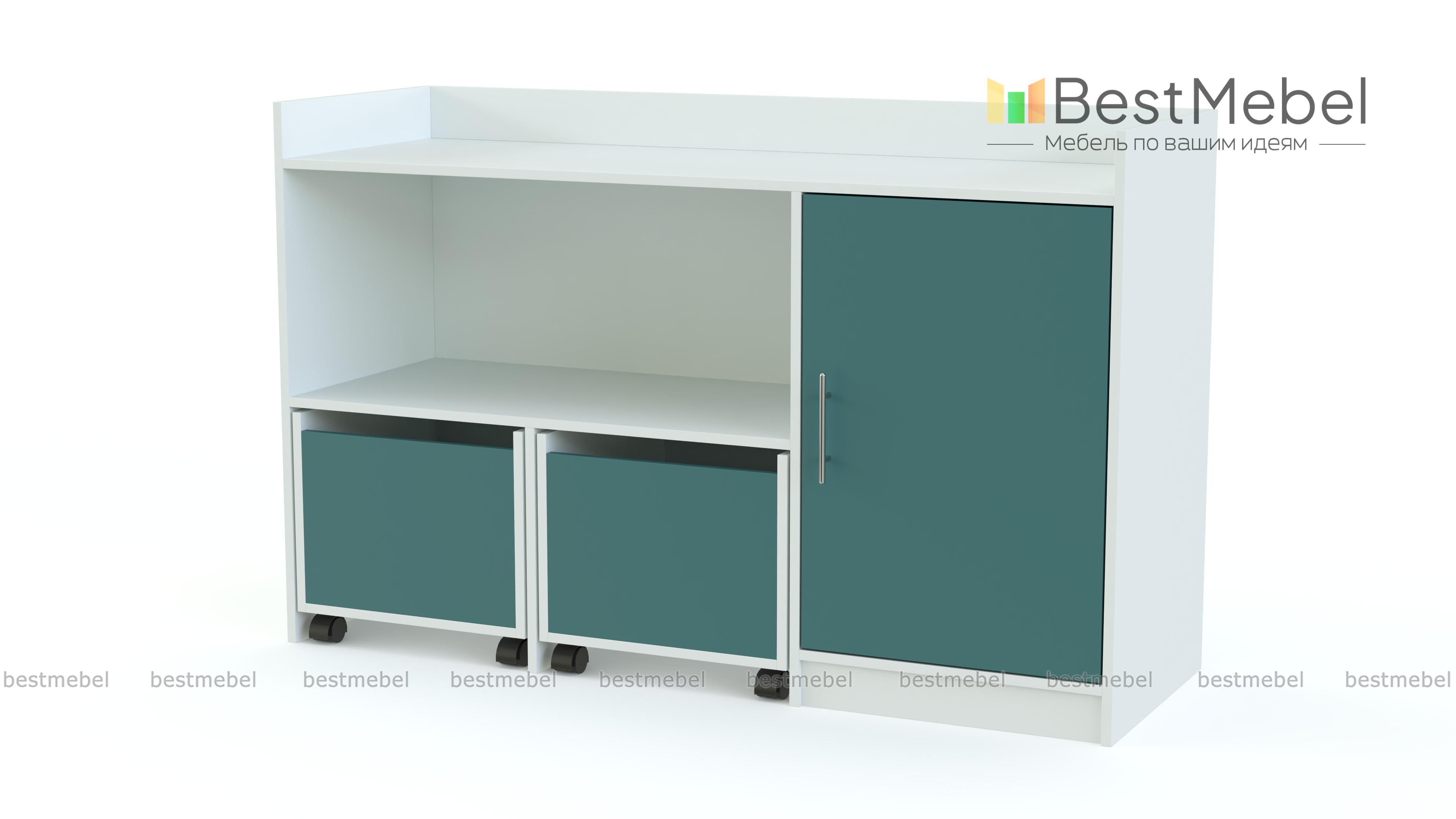 Ящик для игрушек на колесах №3 BMS - Фото