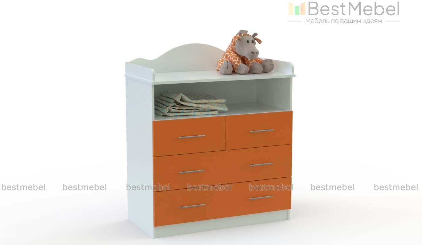 Пеленальный комод Фиалка 4 BMS - Фото