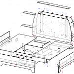 Чертеж Кровать Виктория-10 BMS