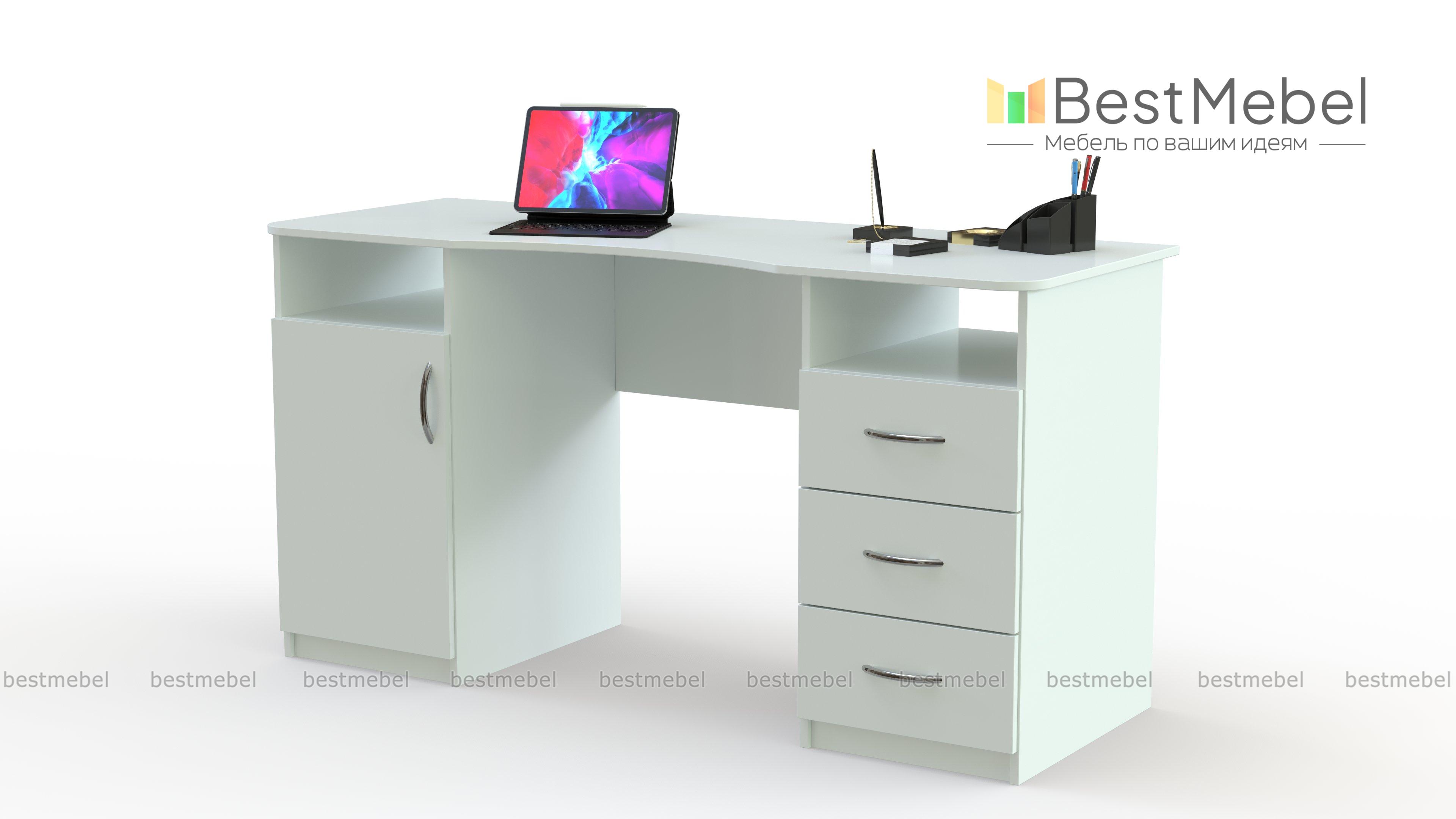 Письменный стол 2х тумбовый BMS - Фото