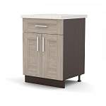 Шкаф нижний с 2-мя дверцами и ящиком Сканди BMS - Фото 10