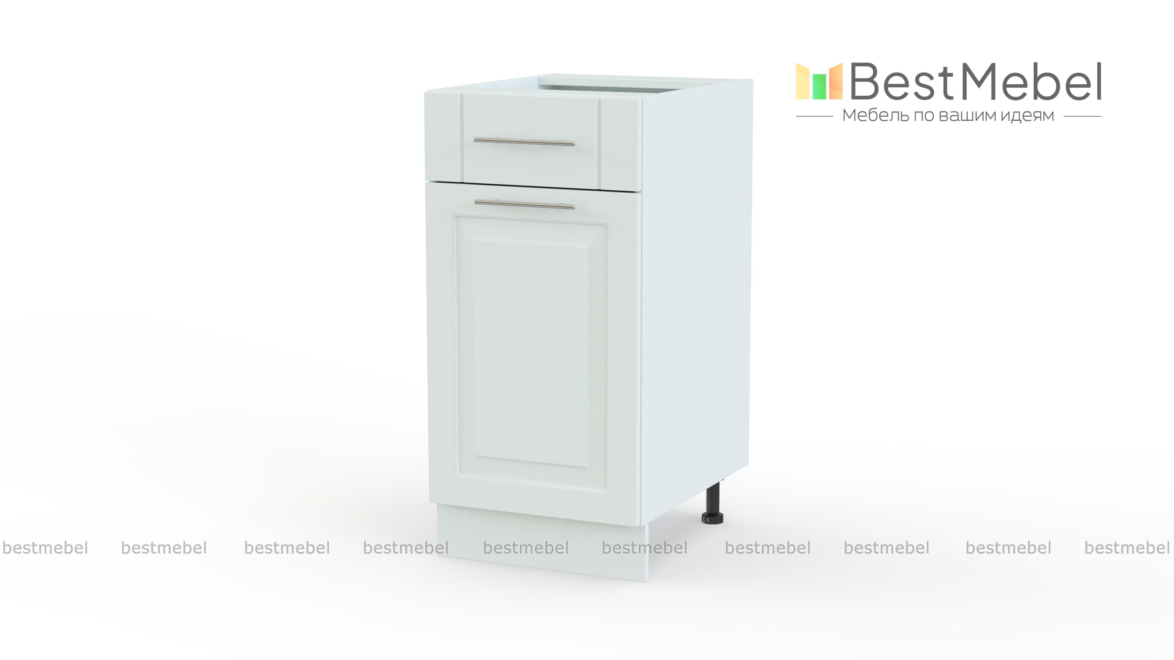 Шкаф нижний с 1-м выдвижным ящиком Ирен BMS - Фото