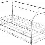 Чертеж Кровать Маугли МДМ 12 BMS
