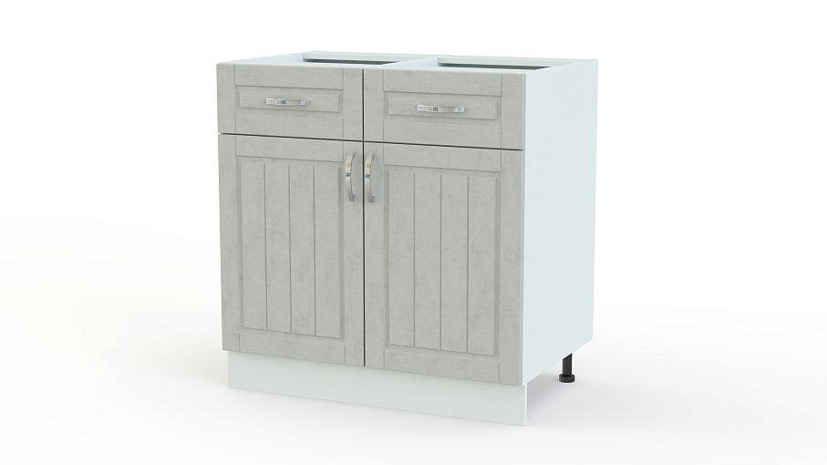 Шкаф нижний Лондон 2 двери 2 ящика BMS - Фото