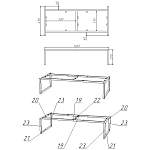 Схема сборки Журнальный стол Теодор 3 BMS