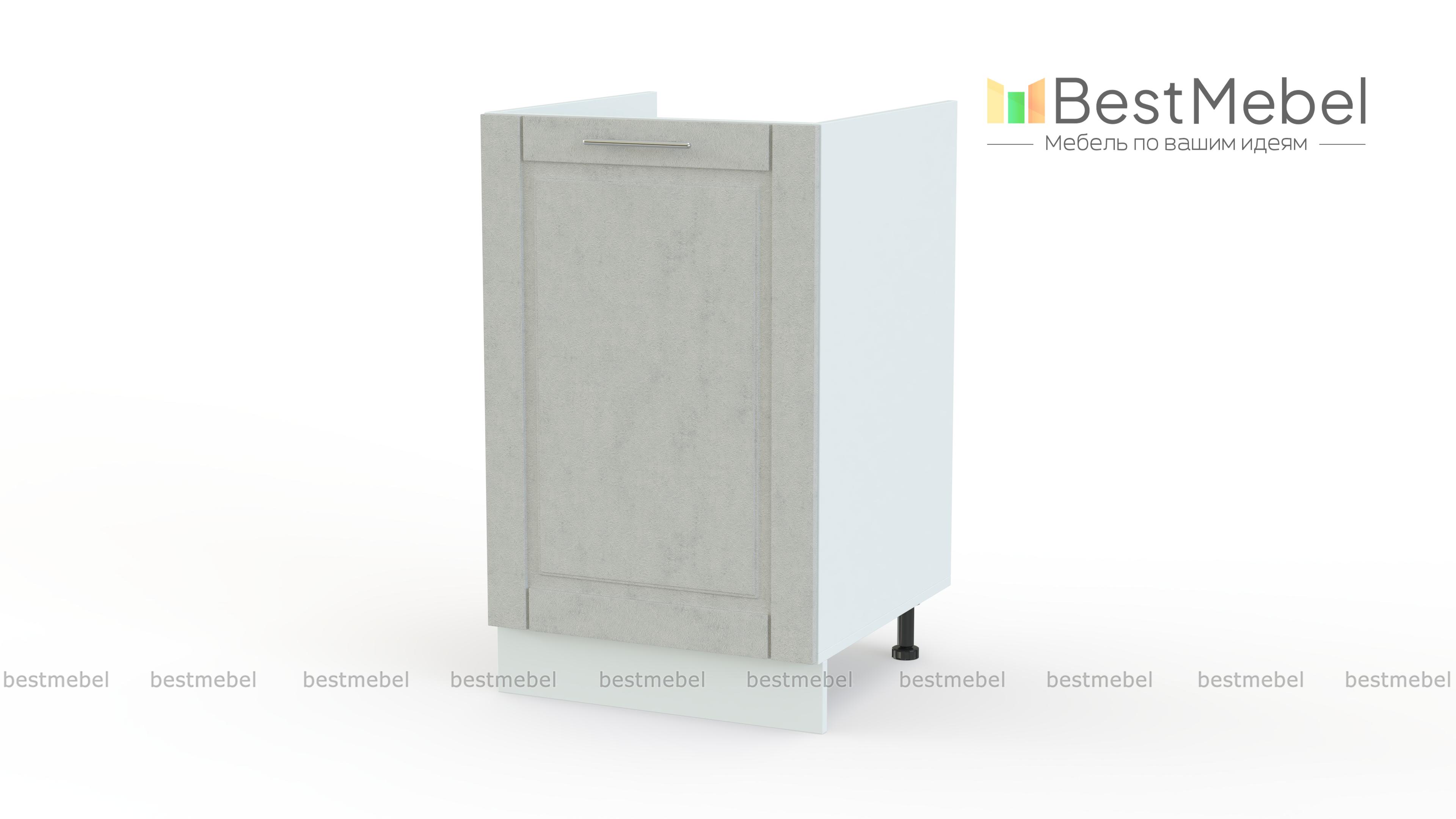 Шкаф нижний Палермо Тумба под мойку 500 BMS - Фото