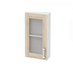 Шкаф верхний торцевой остекленный Лофт BMS - Фото 10