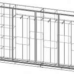 Чертеж Шкаф-купе Виват 2 BMS