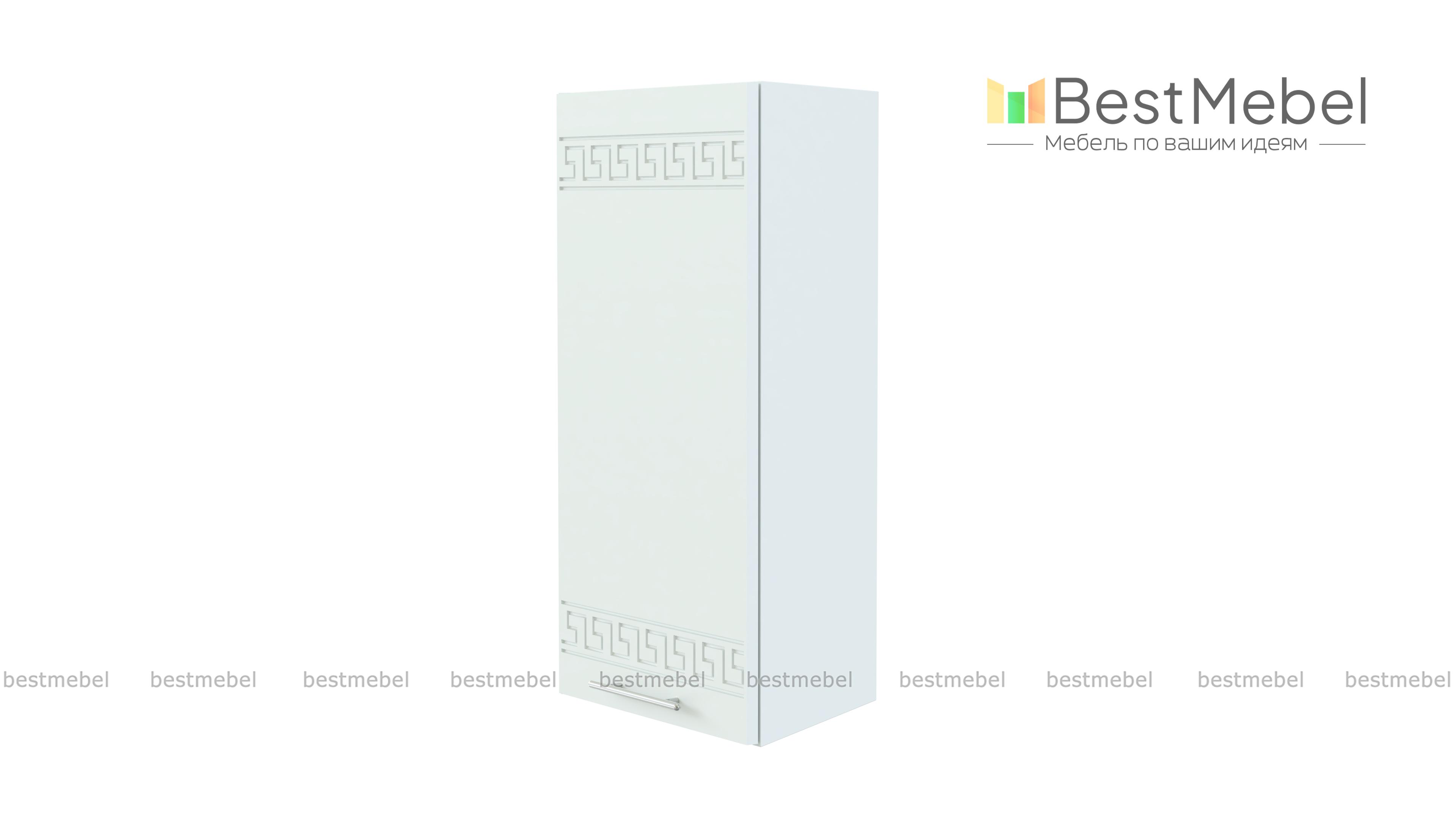 Шкаф навесной торцевой 224 Греция BMS - Фото