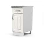 Шкаф напольный Снежная королева с 1 ящиком и дверью BMS - Фото 10