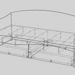 Схема сборки Кровать Каролина BMS