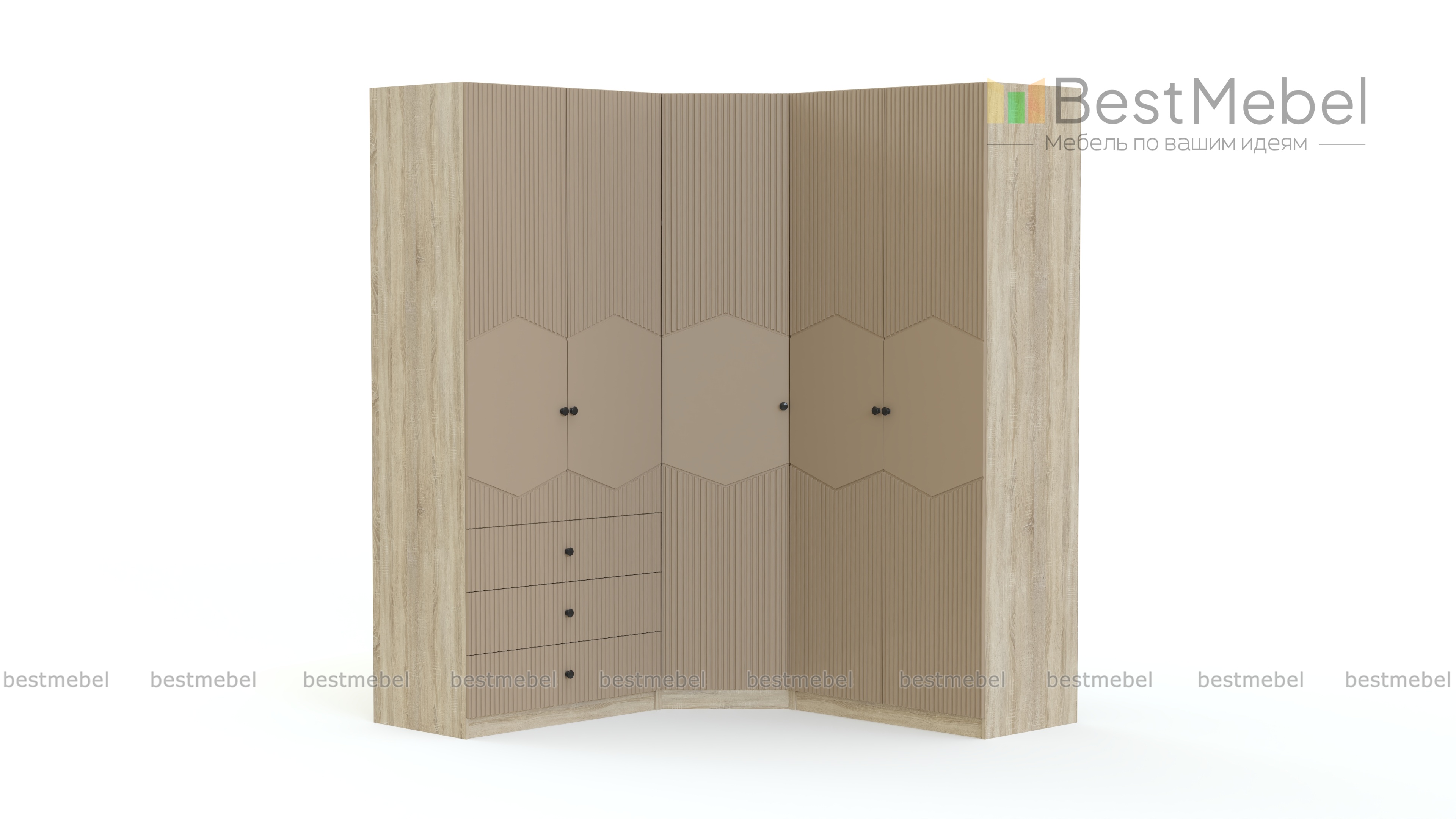 Шкаф угловой Клэр 28 BMS