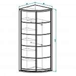 Схема сборки Радиусный шкаф Рикки-1 BMS