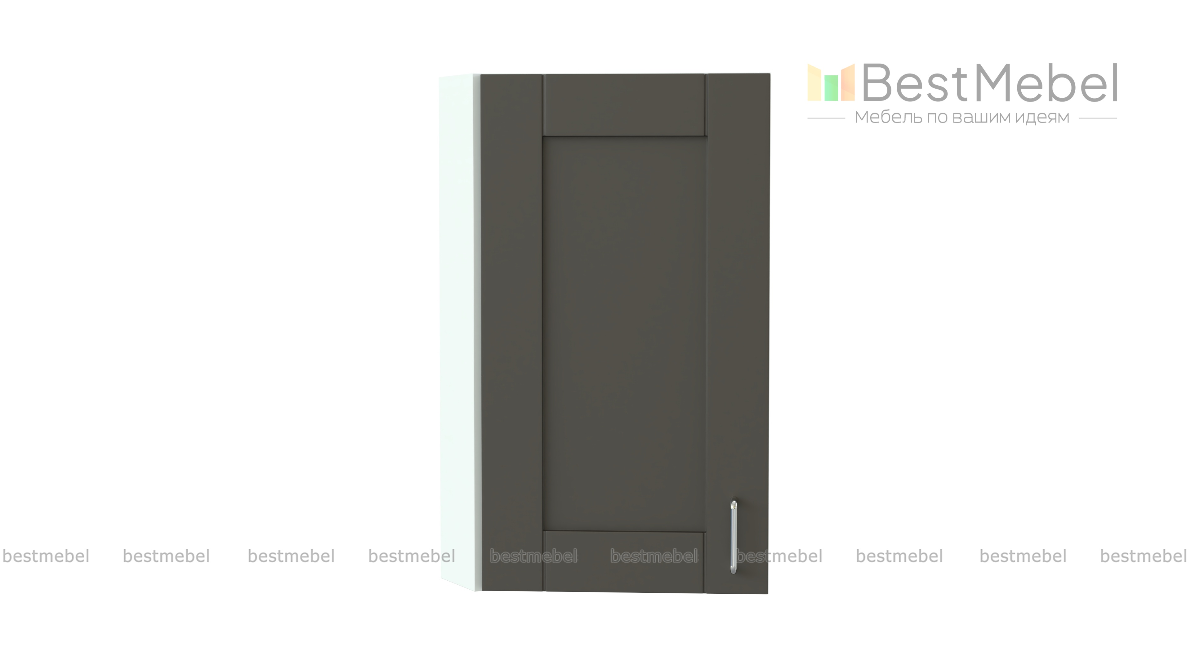 Шкаф верхний торцевой Лофт BMS